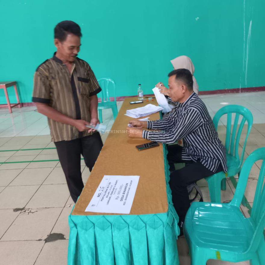 PENYALURAN BLT DD BULAN JANUARI, FEBRUARI, MARET TH 2023